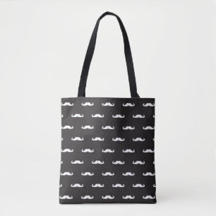 Tote Bag Motif de hippie de moustache