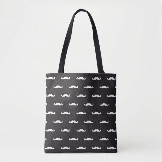 Tote Bag Motif de hippie de moustache (Devant)