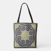 Tote Bag Motif de Hmong du pied de l'éléphant (Dos)