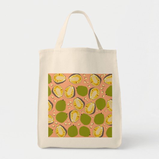 Tote Bag Motif de Jackfruit d'été tropical - Fruit exotique (Devant)