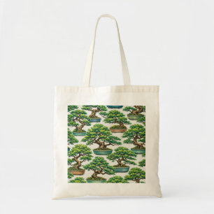 Tote Bag Motif de jardin de bonsaï japonais
