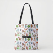 Tote Bag Motif de jardinage de ferme de coq (Devant)