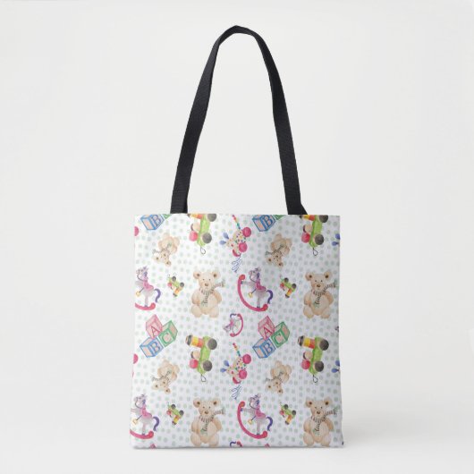 Tote Bag Motif de jouets pour enfants (Devant)