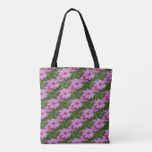 Tote Bag Motif de la nature rose Cosmos (Dos)