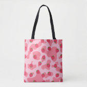 Tote Bag motif de la vache à fraise kawaii (Devant)