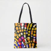 Tote Bag Motif de lecture couleur expressif (Devant)