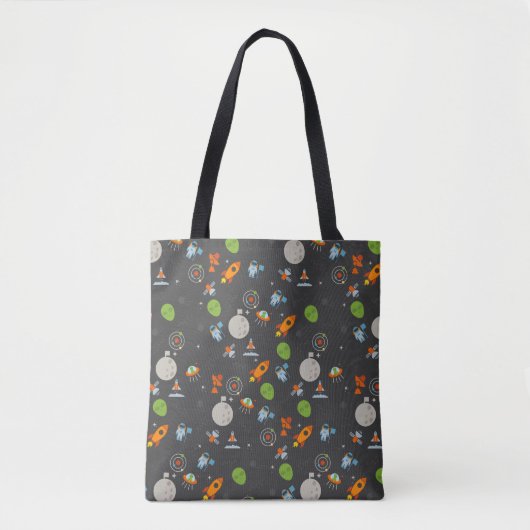 Tote Bag Motif de l'espace (Devant)