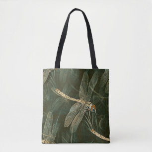 Tote Bag Motif de libellules majestueux
