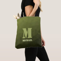 Motif de maille géométrique olive vert de l'armée