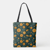 Tote Bag Motif de Marigolds (Dos)