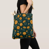 Tote Bag Motif de Marigolds (De près)