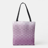Tote Bag Motif de métamorphose florale (Dos)