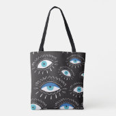 Tote Bag Motif de mode pour les yeux tribaux (Dos)