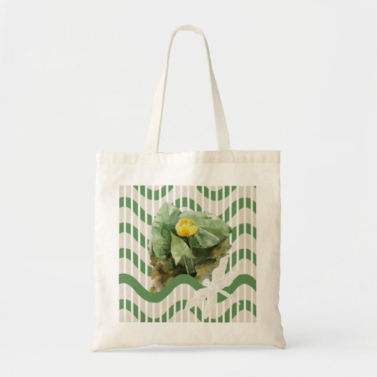 Tote Bag Motif de nénuphars (Devant)