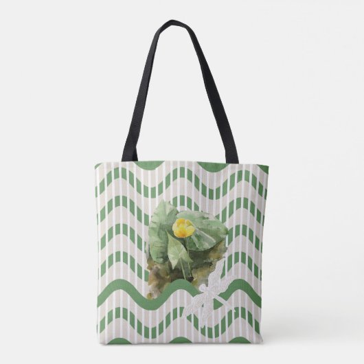 Tote Bag Motif de nénuphars (Dos)