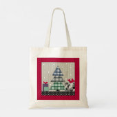 Tote Bag Motif de Noël, applique, nouvelle année, noël (Dos)