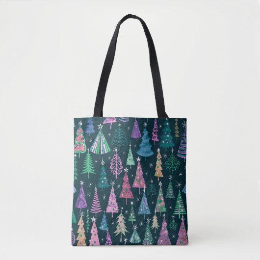 Tote Bag Motif de Noël Festif (Devant)