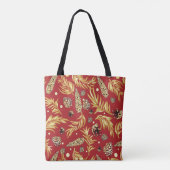 Tote Bag Motif de Noël, Pine Snow 3 (Dos)