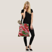 Tote Bag Motif de Noël Rétro Groovy Funky Mod (Sur le modèle)