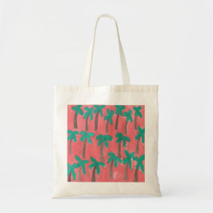 Tote Bag Motif de palmier d'aquarelle