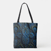 Tote Bag Motif de paon (Dos)
