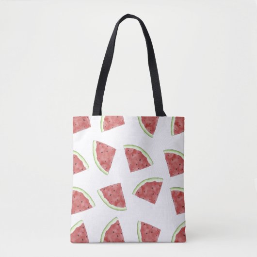Tote Bag Motif de pastèque juteuse (Devant)