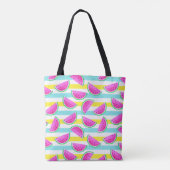 Tote Bag Motif de pastèques joyeux et colorés (Dos)