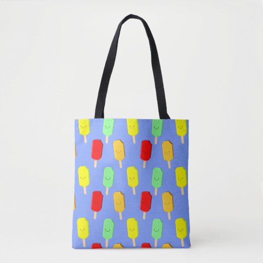 Tote Bag Motif de pâte de glace de fruits (Devant)