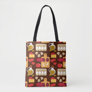 Tote Bag Motif de pizza