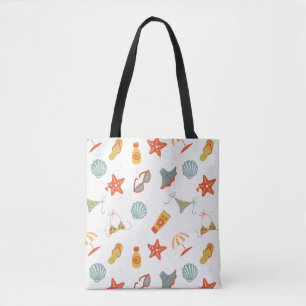 Tote Bag Motif de plage d'été