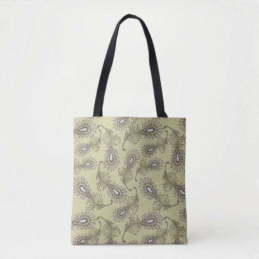 Tote Bag Motif de plume (Devant)