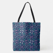 Tote Bag motif de plumes de style de boho (Devant)