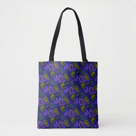 Tote Bag Motif de pois abstrait de concombres turcs (Devant)