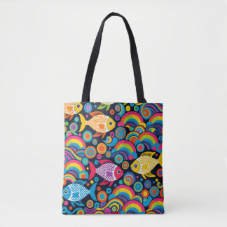 Tote Bag Motif de poisson