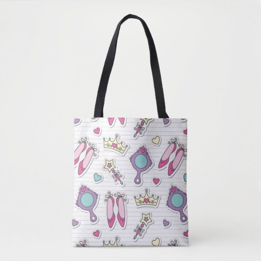 Tote Bag motif de princesse de papillon (Devant)