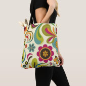 Tote Bag Motif de printemps Super rétro (De près)