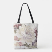 Tote Bag Motif de rembourrage rose rétro (Dos)