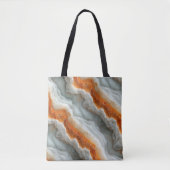 Tote Bag Motif de roche à quartz veiné (Devant)