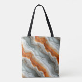 Tote Bag Motif de roche à quartz veiné (Dos)