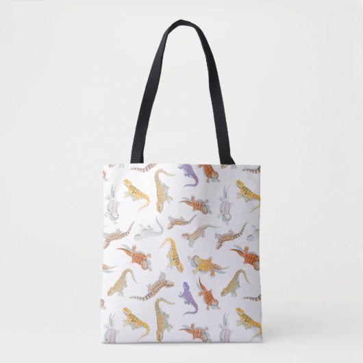 Tote Bag Motif de Scatter de dragons à oreilles transparent (Devant)