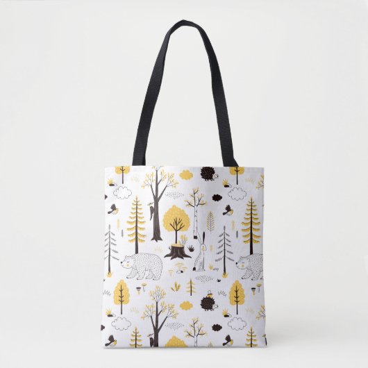 Tote Bag Motif de scène de Golden Woods (Devant)