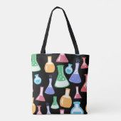 Tote Bag Motif de science / chimie coloré (Dos)