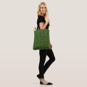 Tote Bag Motif de silhouette de fleurs (Sur le modèle)