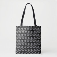 Motif de silhouettes de chien de boxeur