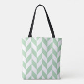 Tote Bag Motif de squelette vert à la menthe (Dos)