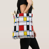 Tote Bag Motif de Stijl (De près)
