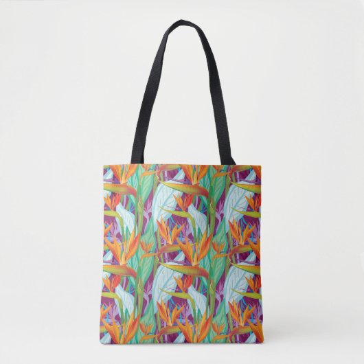 Tote Bag Motif de Strelitzia (Devant)