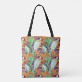 Tote Bag Motif de Strelitzia (Dos)