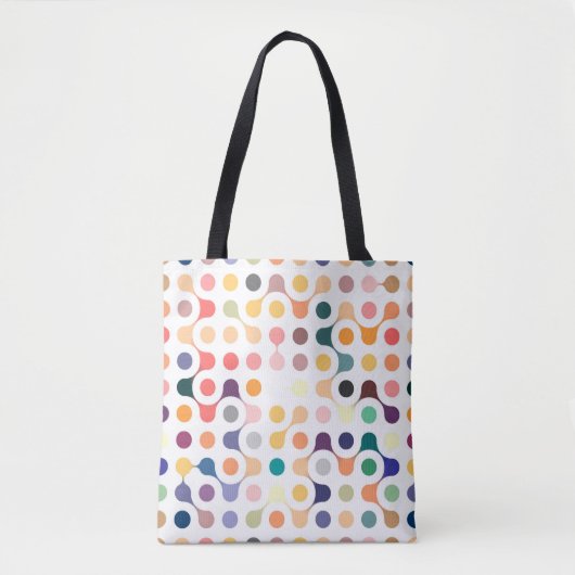 Tote Bag Motif de structure moléculaire (Devant)