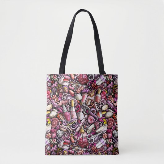 Tote Bag Motif de studio de clou (Devant)
